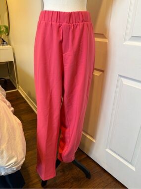 Torrid Studio Hot Pink Pull-On Tapered Pants Size 3X Plus